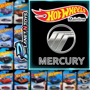 Hot Wheels Mercury Mainline American Power 1:64 Diecast Assorted (Hirohata, Cougar, Cyclone)