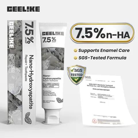 CEELIKE Fluoride-Free Hydroxyapatite Toothpaste | Strengthening | Fresh Breath