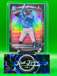 2025 Bowman Chrome - Fabian Lopez #BCP-19 - Reptillian Refractor