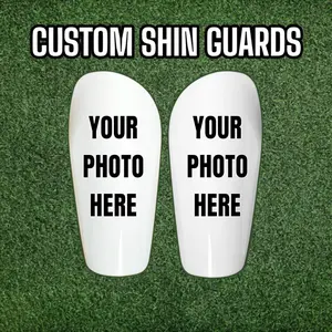 Custom Shin Guards for Soccer Players - Personalize with Your Own Designs - Size Small, Medium, ad Large