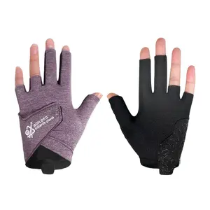 1pc Professional Billiard Gloves - Lightweight, Non-Slip, Breathable Polyester & Elastane Blend, Comfortable Fingerless Design for Billiards, Cycling, Fishing, Hiking, Outdoor Activities, Outdoor Sports Gear |   Fingerless Gloves |   Comfortable Fit, Bill