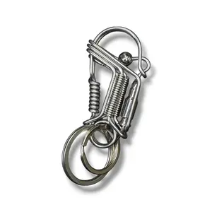 Wire Carabiner Keychain