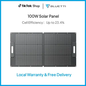 [LIVE] BLUETTI Solar Panel with Monocrystalline Cells High Efficiency IP67 Waterproof Foldable Portable for Camping Fishing Hiking