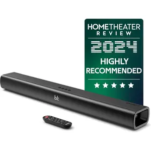 140W  Sound Bar for  TV | 31" 2.1  Soundbar for TV with  Sound | TV Speakers Sound Bar with Built in Subwoofer | HDMI, AUX, Optical Compatible Mini Soundbar Naga 80