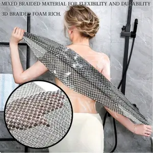 African Exfoliating Net Sponge, Body Wash Sponge, Exfoliating Bath Cloth For Men And Women, Porous Hygiene Dries Quickly, Strong Stretching Towel For Wiping Back, Soft texture, Durable And Hygienic, Exfoliating Back Washcloth