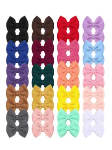 40 Piece Sponge Bow Hair Clips, Pretty Bow Barrettes, Elegant Women Girls Teenage Side Bangs Clips, Perfect for Parties Daily Use, Fashion Versatile Hair Accessories Gift