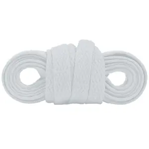 Proof Culture Flat Shoelaces - Replacement Shoelaces compatible with AF1 Jordan 1-8, Dunks available in white, black, blue, red, yellow and grey