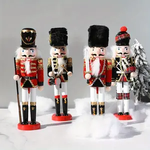 New Nutcracker Doll| Christmas Gift| European Living Room Home Decor, Decorations| Wooden Cute Decorations| Christmas Tree Pendant