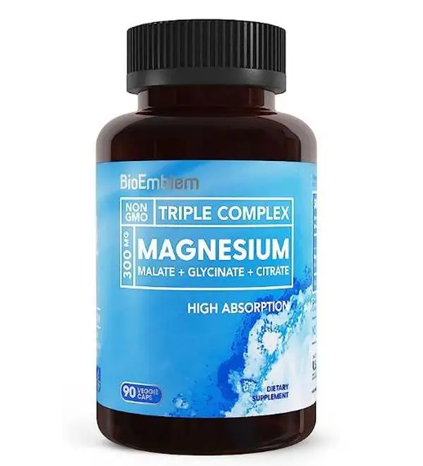 【BioEmblem】Nutrition Triple Magnesium Complex |  for Muscles, Nerves, & Energy...