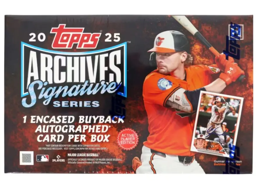 2025 Topps Archives Signature Series Baseball Hobby Box