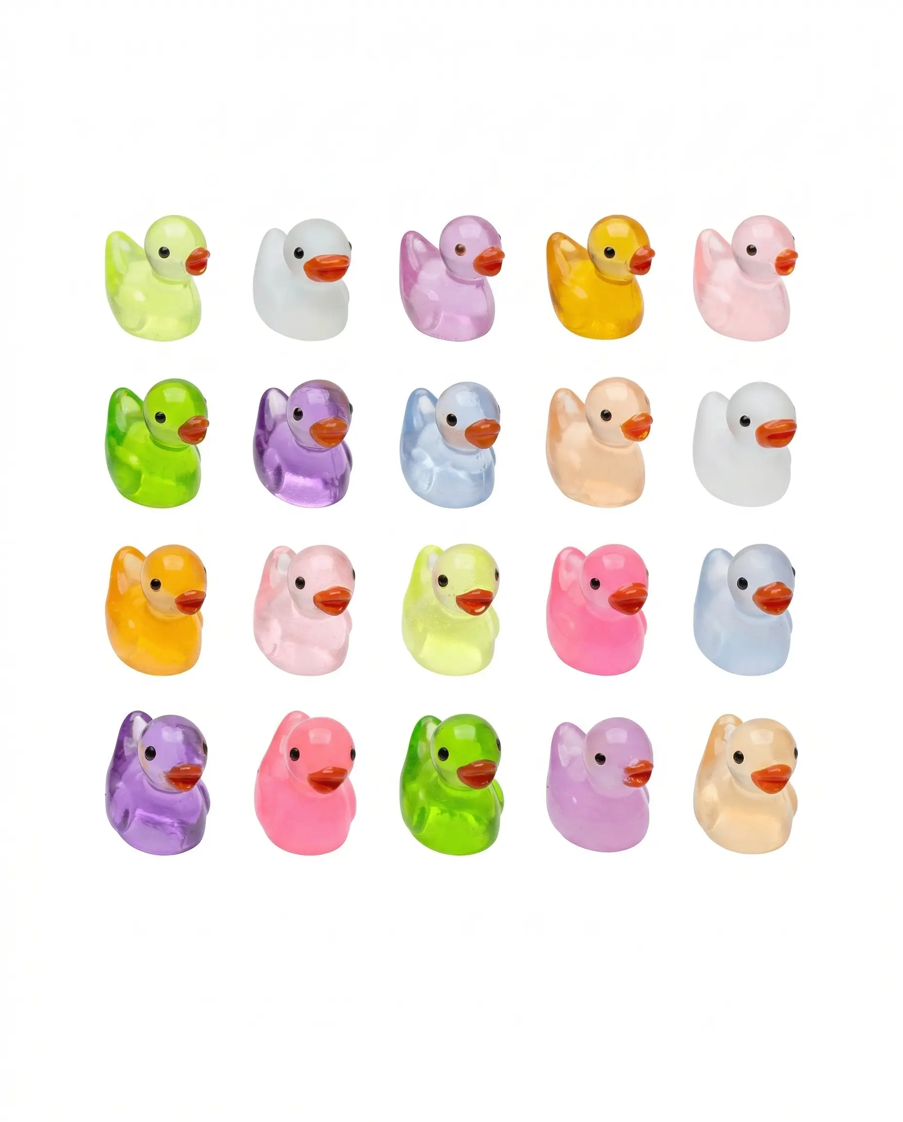 Glow in the Dark Ducks Trinket Set