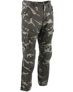 Milwaukee Leather Men's Performance 32" Aramid Reinforced Camo Cargo Jeans - Mpm5592