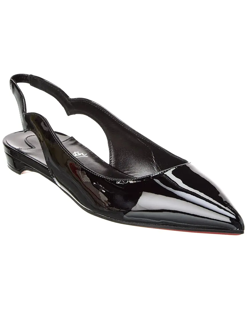 Christian Louboutin Hot Chickita Patent Slingback Flat