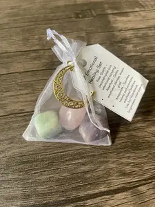 Emotional Healing Crystal Set – Reiki Infused Stones for Love, Grief & Inner Balance