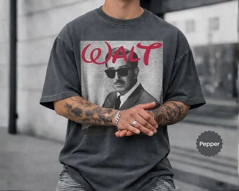 Retro Walt Shirt, Mens Shirt, DNL Shirt, Magic Kingdom Tee, Happiest Place On Earth, Fan Gifts