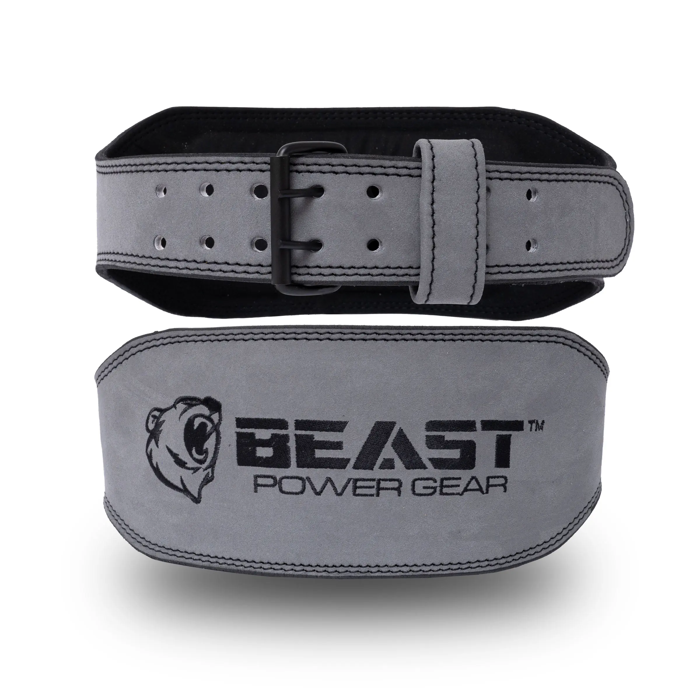 Weight Lifting Belt 6inch Leather Belt With - Foam Padded Back Support Gym Belt for Bodybuilding Squat Deadlift Weight Belt, Weightlifting Belt Men Women