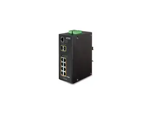 Planet IGS-10020PT Industrial 8-Port 10/100/1000T 802.3af PoE + 2 100/1000X SFP Managed Switch (-40 ~ 75 Degrees C)