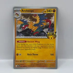 2025 Archeops 051 Fossil Museum Promo Non-Sports Trading Card - Near Mint, Mega Evolution, Chicago Field Museum, 100% Authenticity Guaranteed, Brand New & Original, English, No Issues