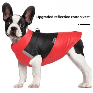 2025 New Dog Warm Cotton Clothes Winter Coat with Premium Polyester Filling Ultra Soft Fleece Lining Water Resistant Reflective Details for Superior Insulation and Safety