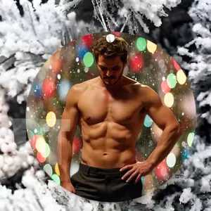 Pedro Pascal Ornament MDF Xmas Christmas