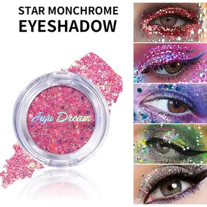 【JUJU Dream】Extreme Sparkle Eyeshadow Palette – Ultra Fine Glitter & Blinding Highlighter, Highly Pigmented Vibrant Colors Long-Lasting, for Valentine's Day Birthday Music Festival Halloween Daily Makeup, Gift for Women