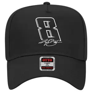 Kyle Busch 8 Racing Trucker Hat | Retro Fan Graphic Snapback Cap | Vintage Motorsports Baseball Hat for Men & Women | Otto Premium Fabric
