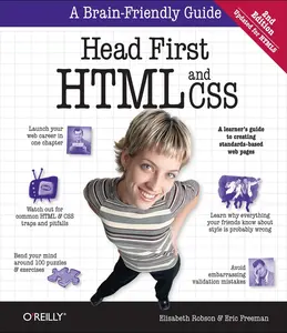 USED-Head First HTML and CSS: A Learner's Guide to Creating Standards-Based Web Pages by Robson, Elisabeth (Paperback)