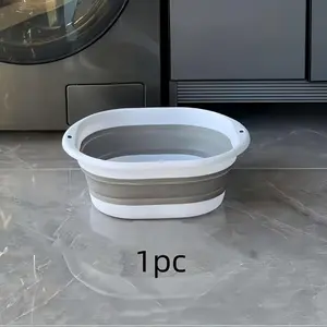 Foldable Pet Bath Tub for Small Dogs & Cats - Portable Collapsible Dog Bath Tub with Non-Slip Bottom, Ergonomic Design for Indoor/Outdoor Use, Space-Saving Durable Plastic Bathing Tub Odor