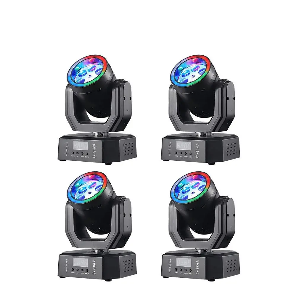 LED Mini Moving Head Bee Eye Stage Light, RGB Color Changing Party Decor, Easy Operation Remote Control KTV & Wedding Event Lighting (Home & Festive Supplies)