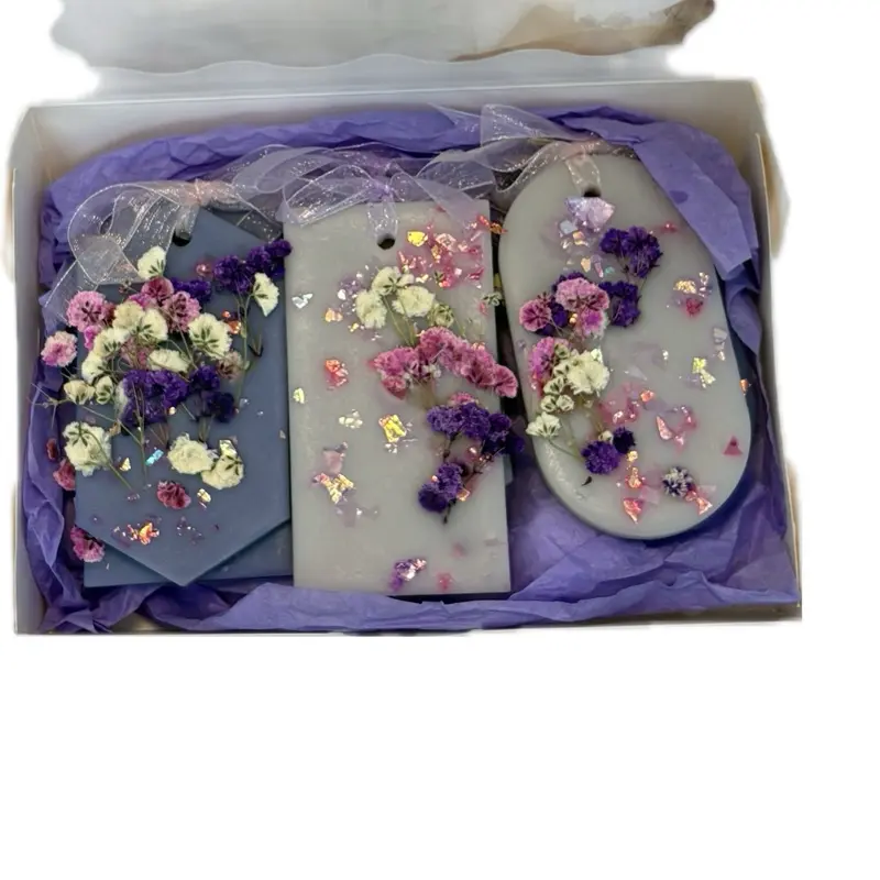 Handmade Soy Wax Scented Tablets, Set of 6 - Closet & Drawer Freshener