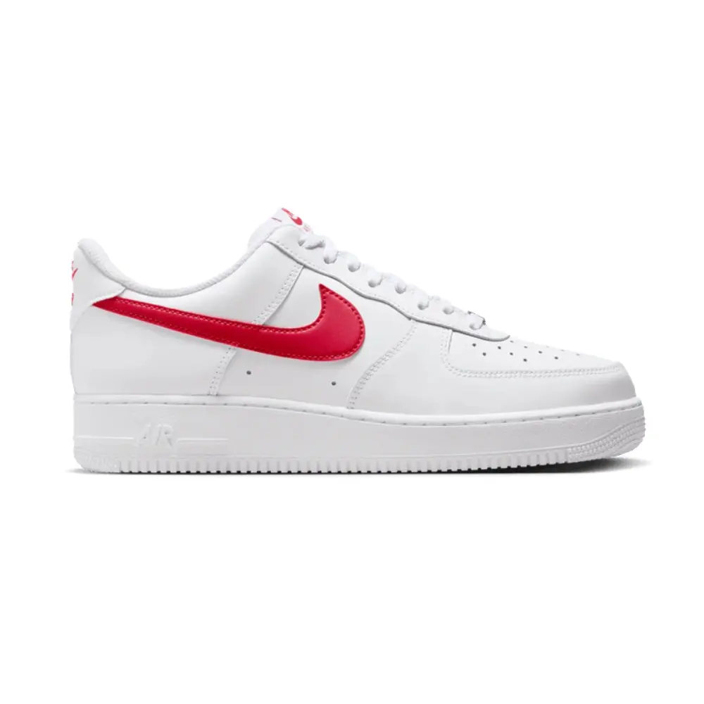 Men's Nike Air Force 1 '07 White/University Red (FJ4146 133)