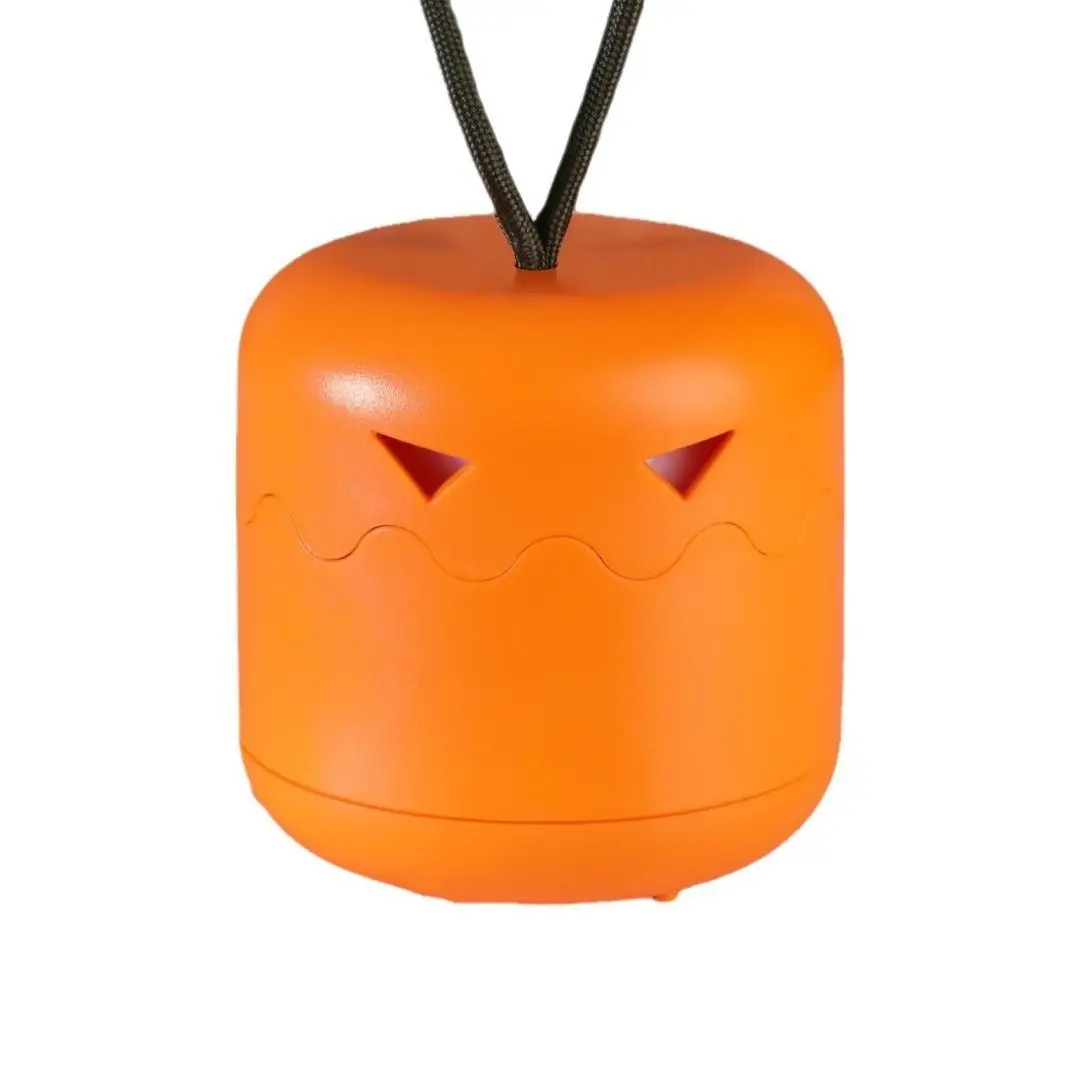 Handheld USB-Powered Pumpkin Night Light - Pull-Up Switch Halloween Lantern with Adjustable Brightness, Cute Spooky Home & Party Decoration Ornament