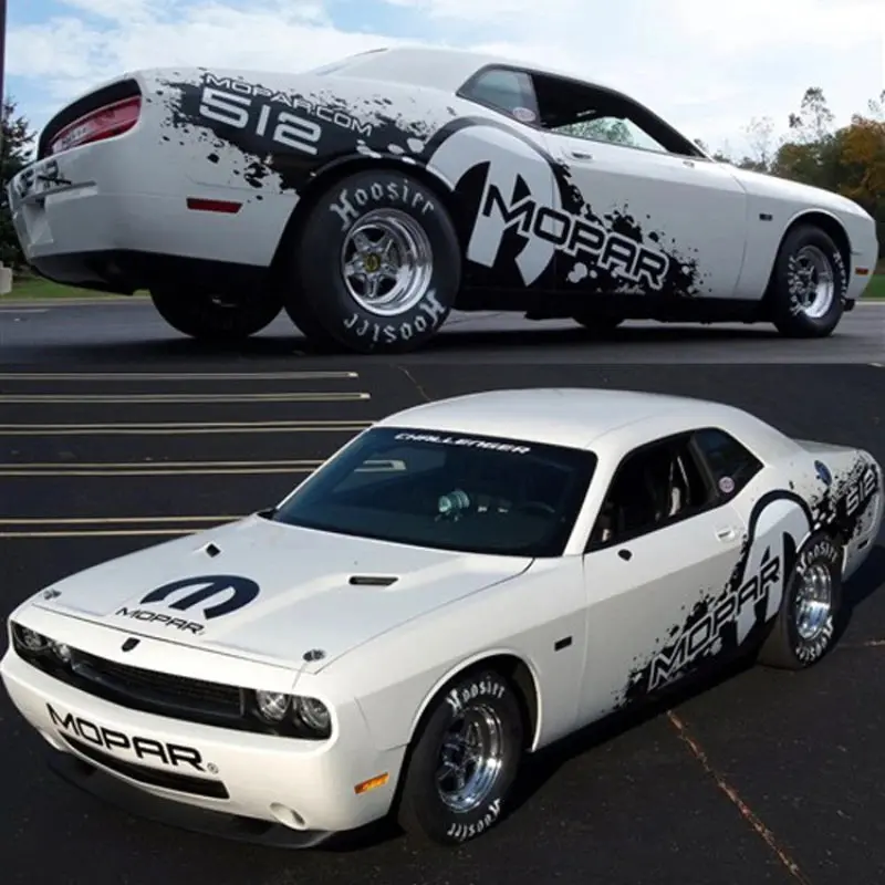Car stickers  Dodge Challenger body exterior decoration customization sports decals Vinyl Film Accessories