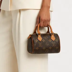 Pre-owned Louis Vuitton Canvas Mini Bags Monogram Speedy Mini (HL)