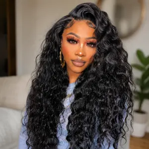Mscoco Hair Beach Curly Half wig / V-Part Wig With Adjustable Drawstring For Most People Easy To Wear