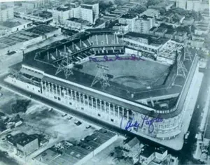212 MAIN Autographed Print - 11x14 Ebbets Field Memorabilia, Signed Photo by Duke Snider and Andy Pafko, Sports Collectibles Accessory