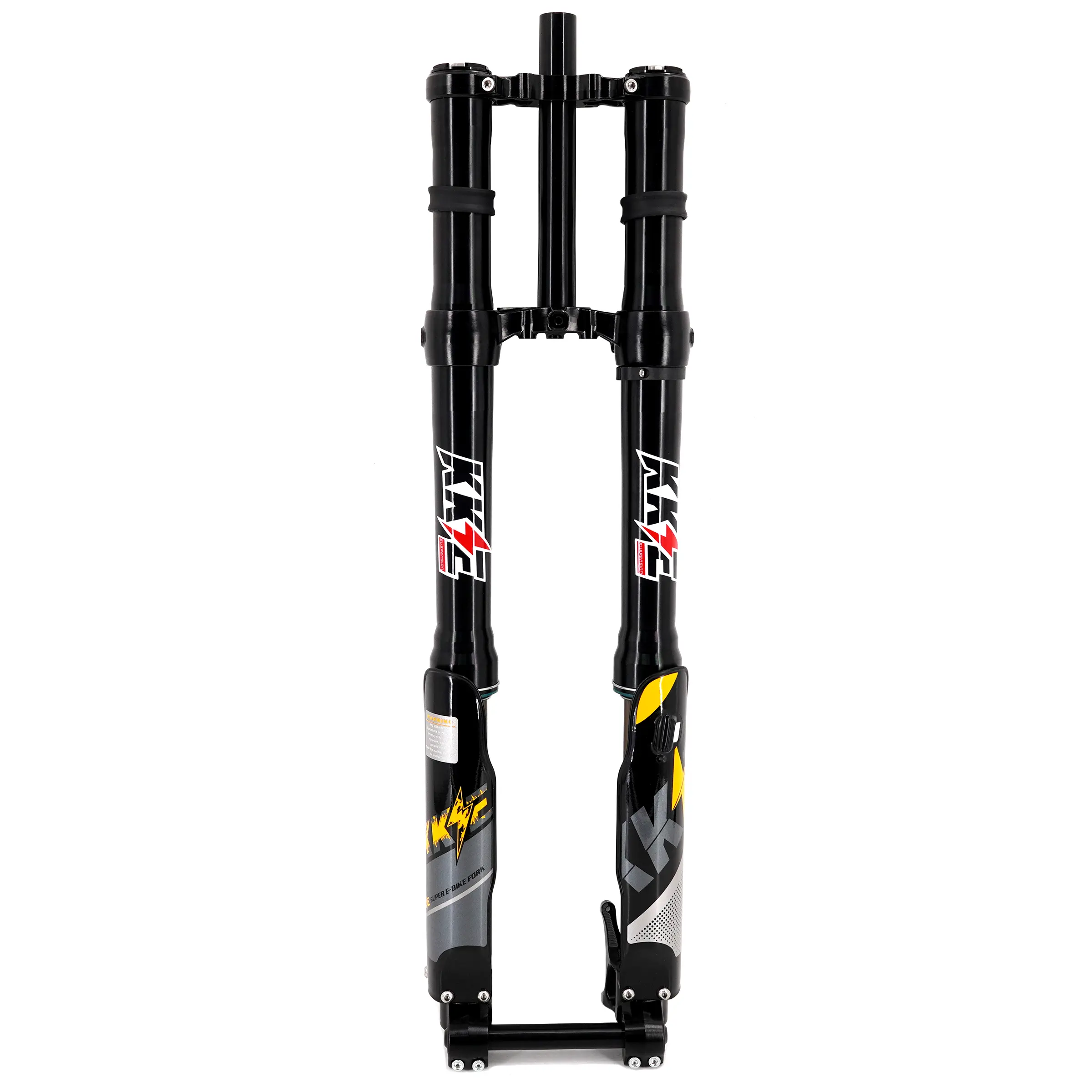 KKE 37mm CNC-Machined 7000 Aluminum Hard Anodized Lightweight Suspension Fork for 2024 E Ride Pro-ss, Talaria Sting MX3/MX4, Surron Light Bee - 20mm/28.6mm Specs, 175-220 lbs Weight Capacity, 175 Pounds~220 Pounds, Upside Down, 37 Mm