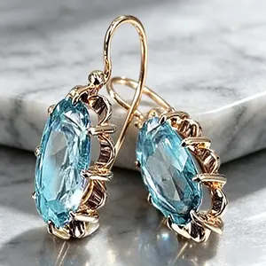 Glamorous Dainty CZ Drop Earrings| Minimalist Wedding Jewelry| Perfect Bridal & Gift Jewelry