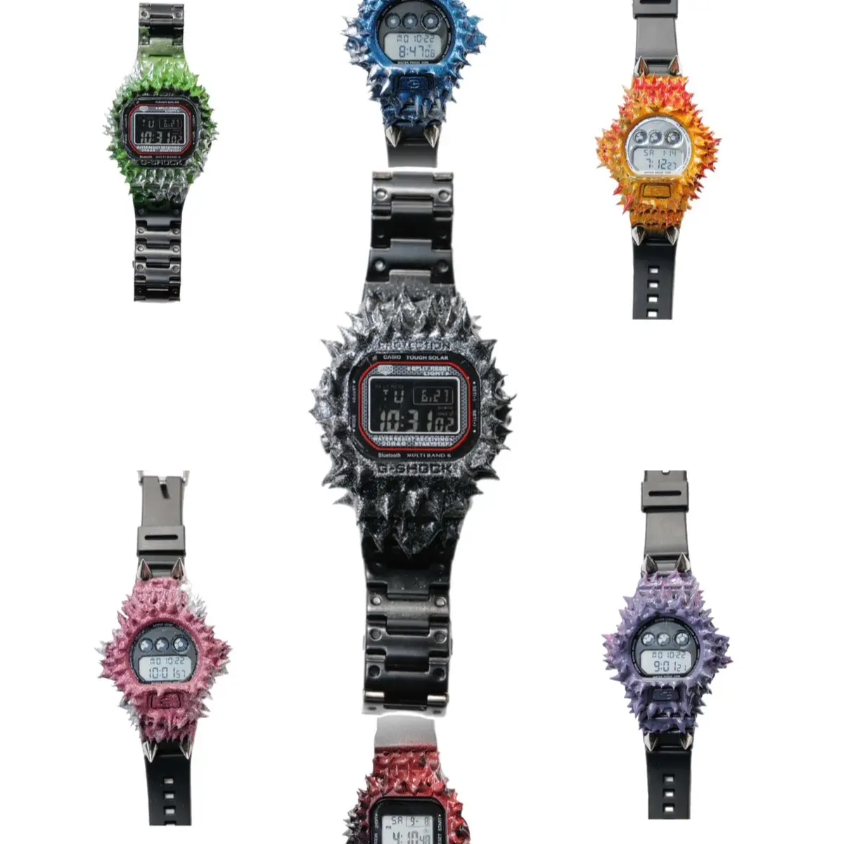 Gshock X ArtbyHollywood spiked watch Gshock X ArtbyHollywood spiked watch