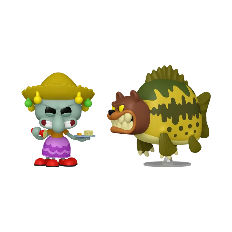 Funko Pop! Spongebob SquarePants 2-Pack - Squidward & Sea Bear Vinyl Figure
