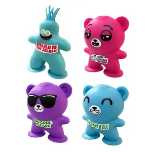 4PK Emotional Support Suction Squishy Pals Bundle