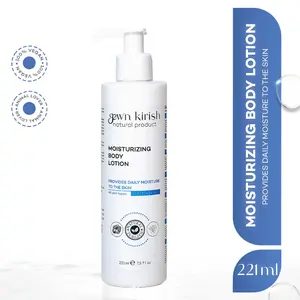Gew'n Kirish Moisturizing Body Lotion - Daily Moisture for All Skin Types, Natural Ingredients, Skin Barrier Protection, 7.5 fl oz