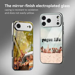 O-Outer Pankow Banks R-Rudy Phone Case For iPhone 12–17 Series Electroplated Metal Bumper with Tempered Glass Back