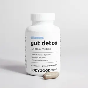 Max Detox – Acai Berry Herbal Supplement | Gentle Digestive Support | 60 Capsules