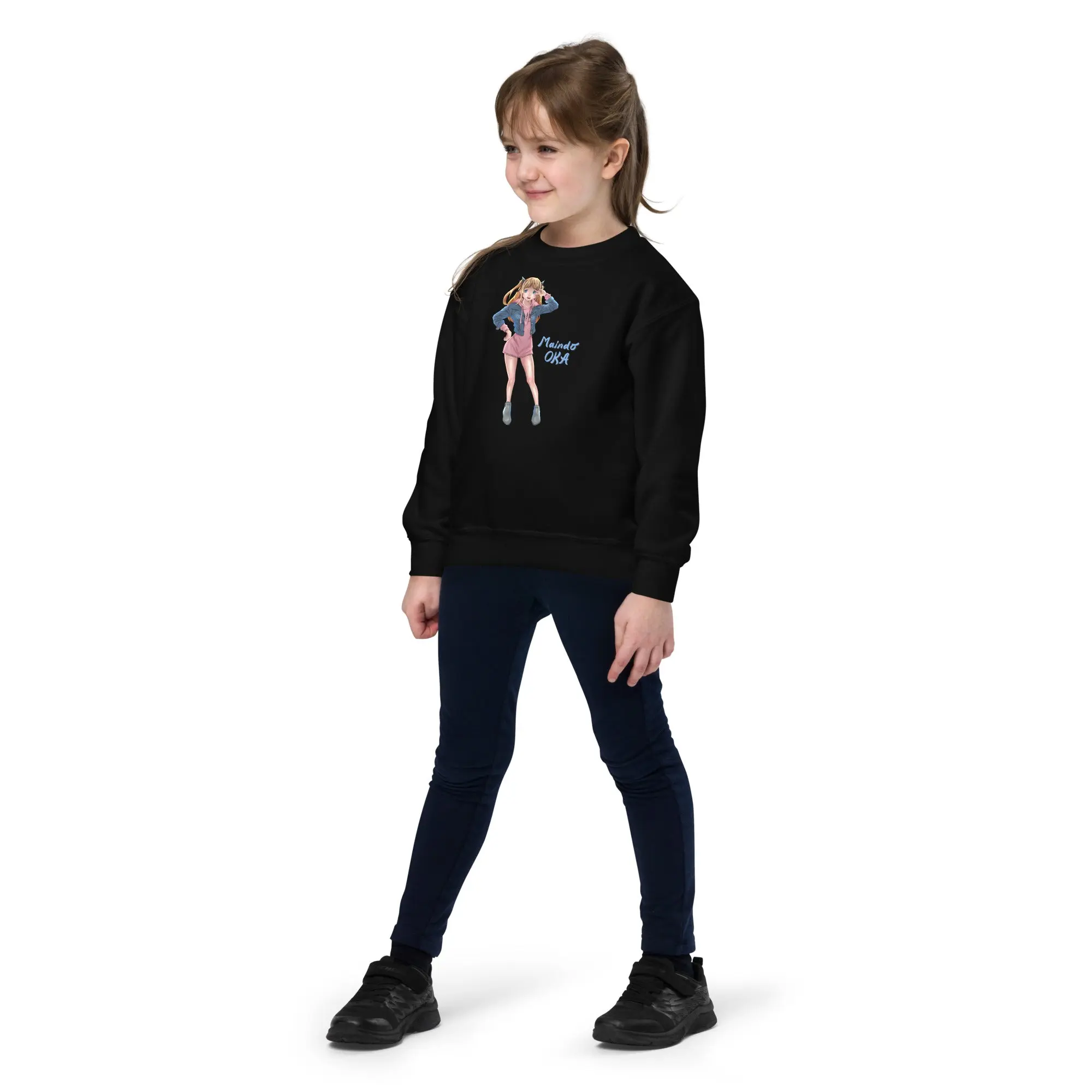 Maindo Oka - AIMComics | Youth crewneck sweatshirt