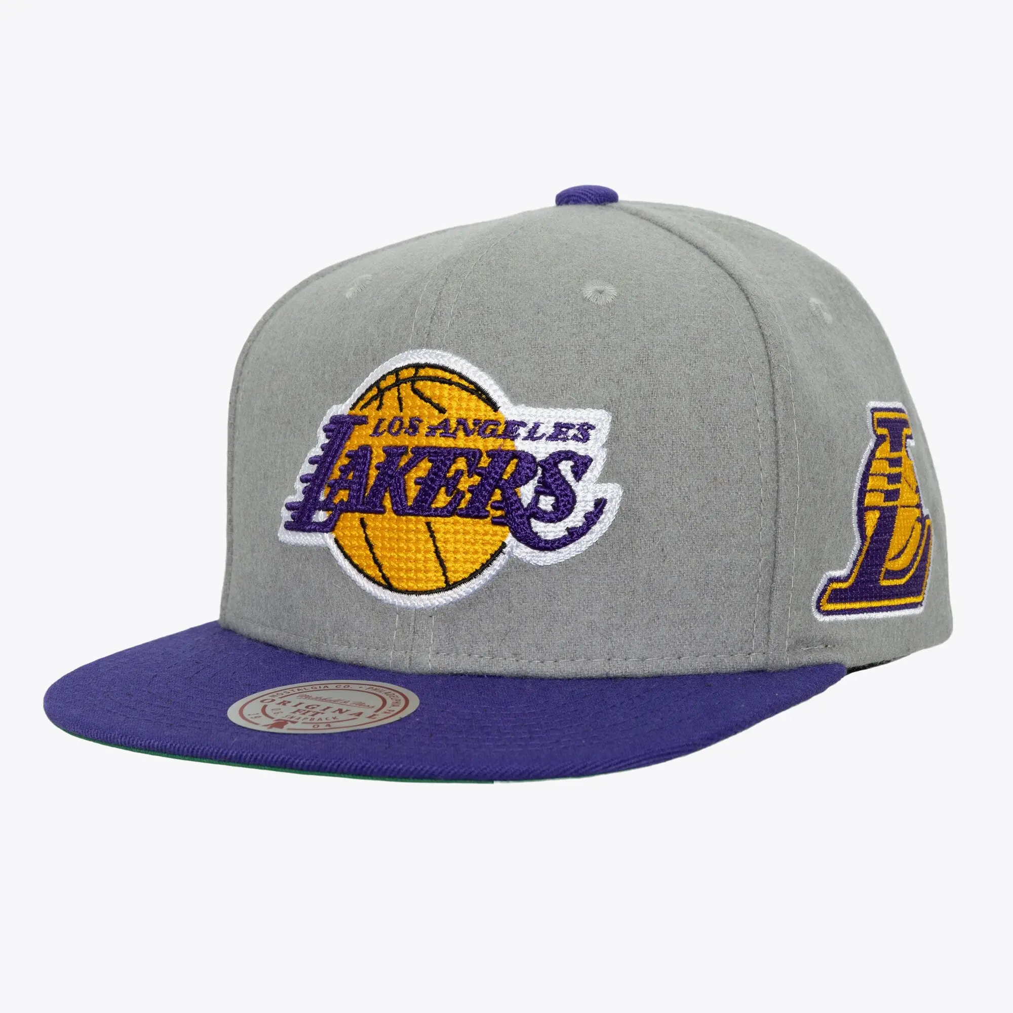 Mens Mitchell & Ness NBA MELT STITCH SNAPBACK LAKERS