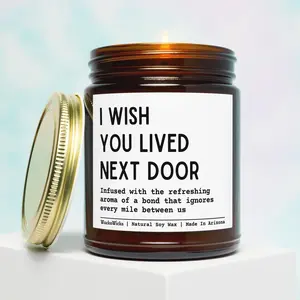 Long Distance Friend Candle | Long Distance Friend Gift, Long Distance Best Friend Gift, Friend Moving Gift, Friend Going Away Gift