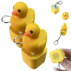 Duck Design Phone Pendant, Phone Charms, Cell Phone Charm, Rechargeable Duck Key Chain, Fun Portable Anxiety Relief Toy, Mobile Phone Accessories for Women & Men