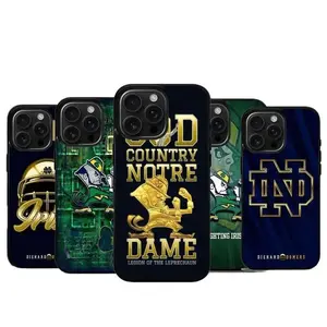 Green Gold Phone Case, Notre Dame Football Phone Case For iPhone 17 Air X 11 12 13 14 15 16 Plus Pro Max & Samsung Galaxy S Series