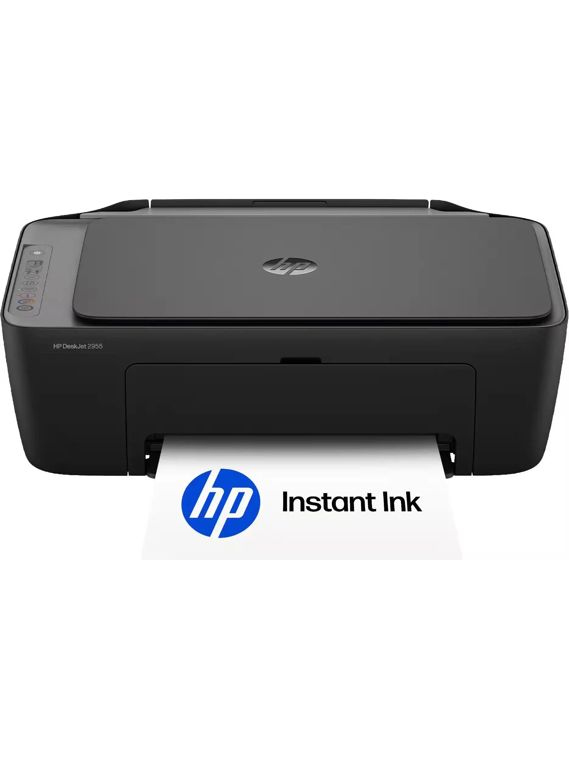HP - DeskJet 2955 Wireless All-in-One Inkjet Printer, Scanner, Copier, AI-Enabled with 3 Months of Instant Ink - Black